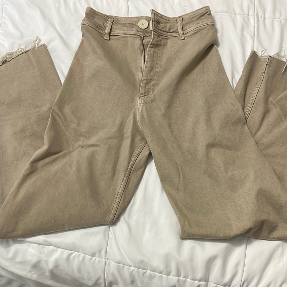 Zara Men's Khaki Chinos